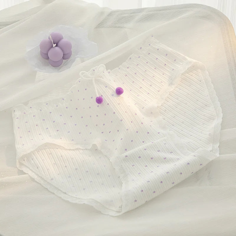 New 5PCS/Set Women's Underwear Cute Bear Cotton Panties Briefs For Girl Ladies Sexy Lingerie Cartoon Female Pantys Underpants