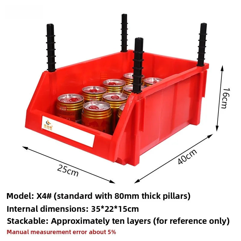 Plastic Combination Hardware Screw Storage Box Parts Organizer Toolbox Warehouse elf Storage Case Modern Sle Universal Use