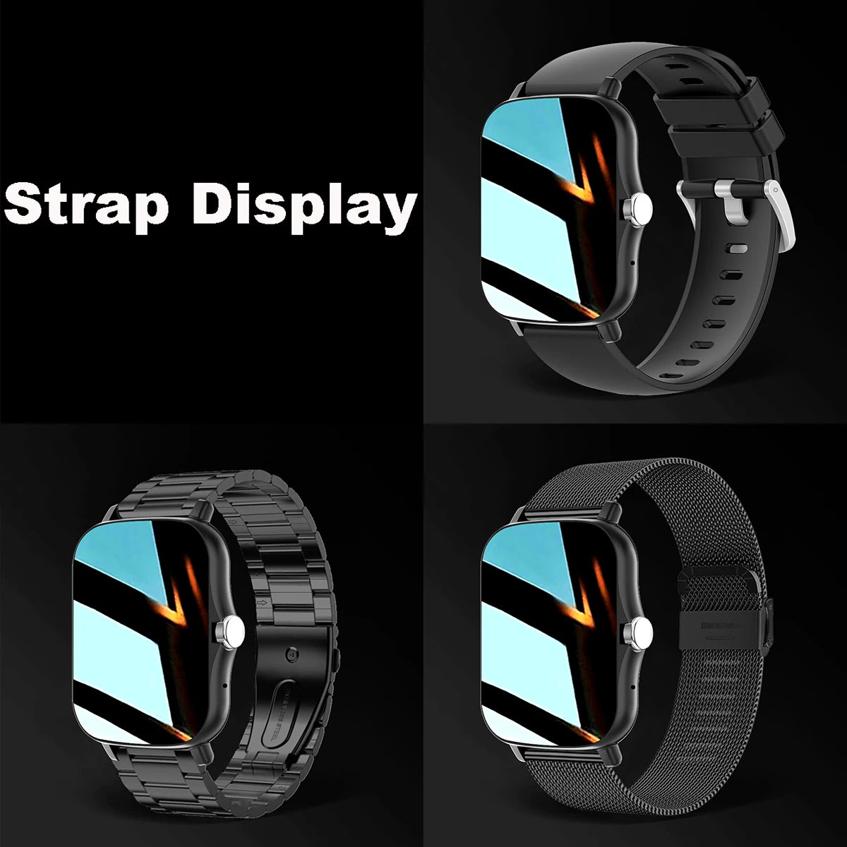 NEW 2025 Fashion SmartWatch Android Phone 2.01" Color Screen Full Touch Custom Dial Watch Women Bluetooth Call Smart Watch Men