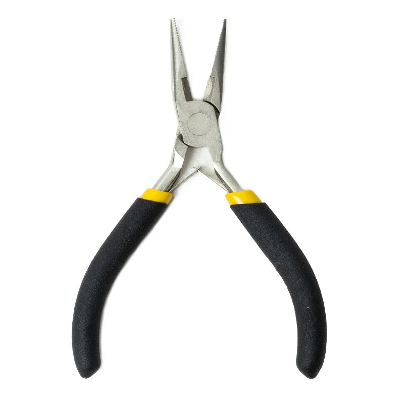 Wig installation kit includes hair extensions pliers, Beading tool and 250pcs silicone rings for hair extension accessories