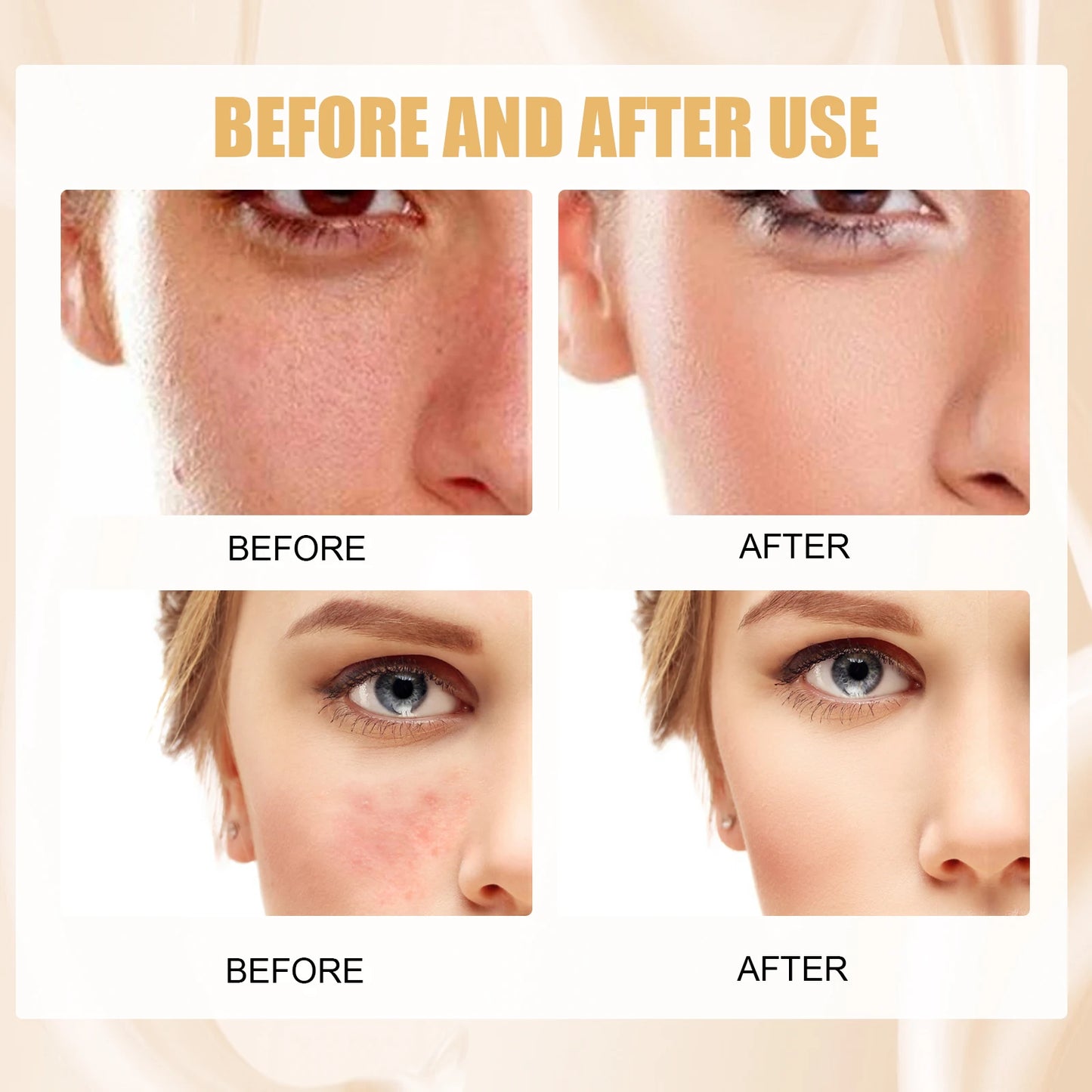 Color Changing Foundation Serum for Natural Glow Lightweight Full Coverage Long Moisturizing Finish 30ml Sensitive Skin Friendly