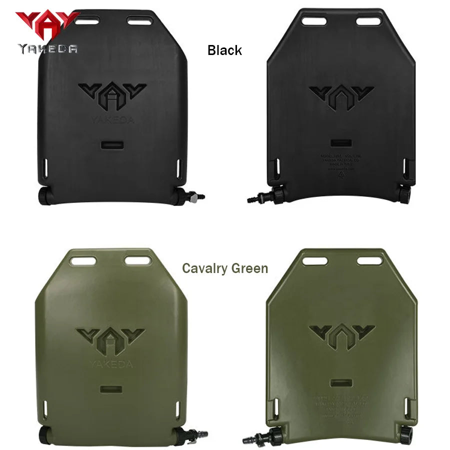 YAKEDA Hunting Vest 1.75L Integrated Water Bag Insert Board with Water Delivery Hose Made of Hard and Lightweight Material