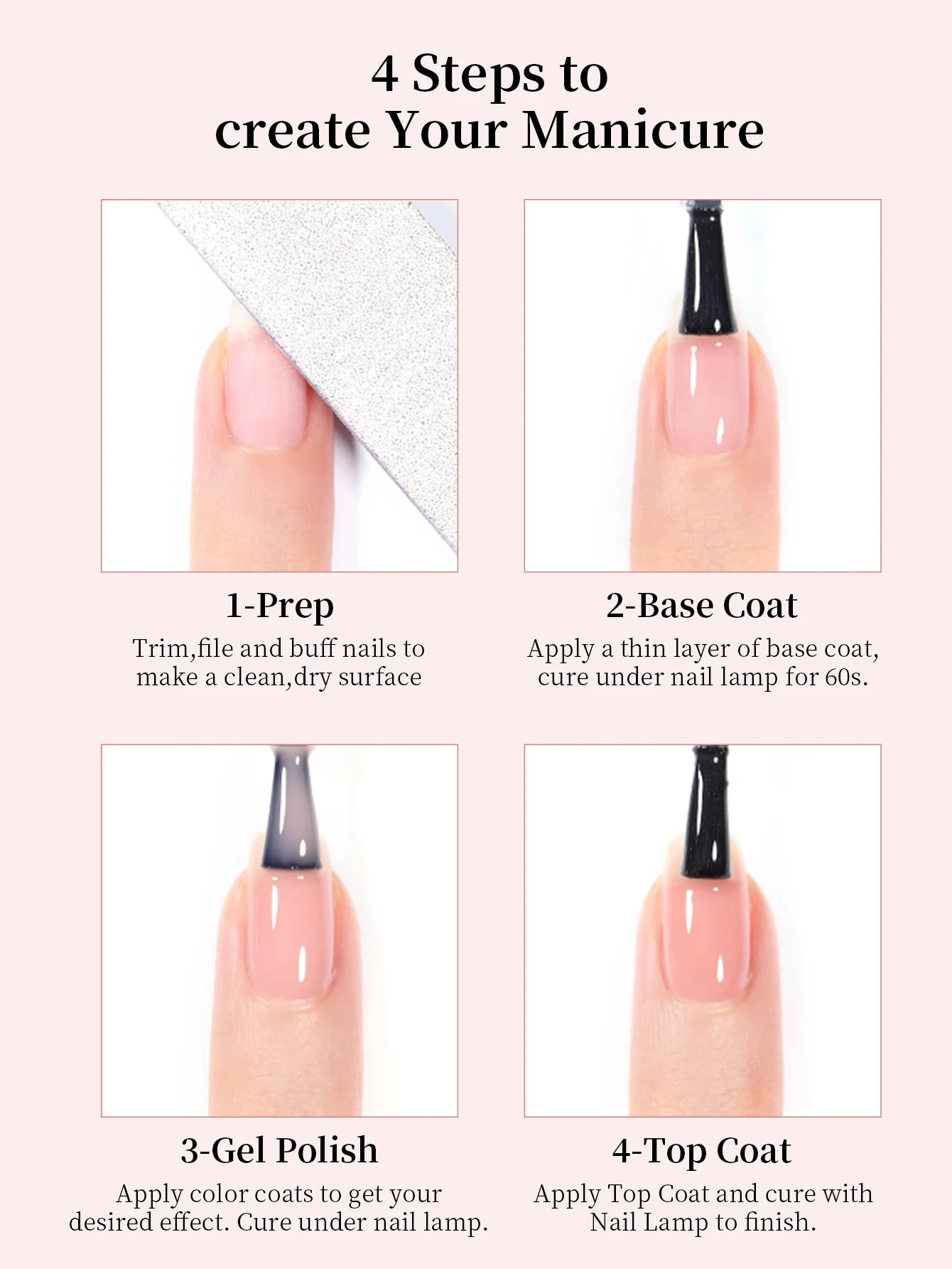 Nude Series Gel Nail Polish Soak Off UV LED Semi Permanent Jelly Nude Pink Gel Varnish Long Lasting Manicure Salon DIY Nail Art