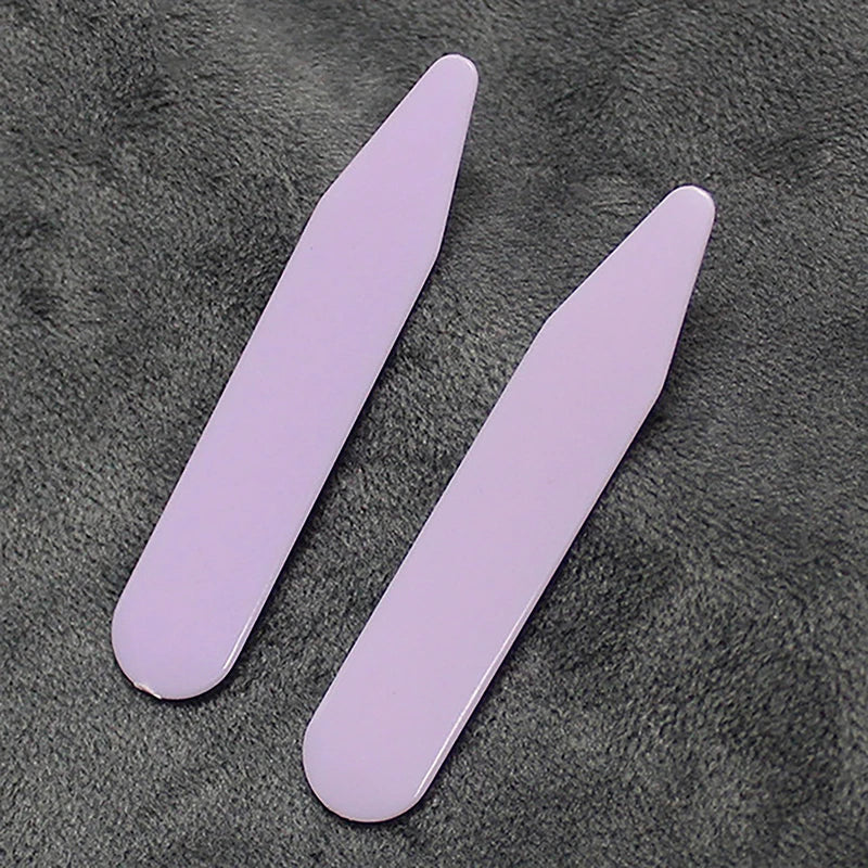 2pc Carbon Fiber Collar Stays For Business Men's Shirt Party Dress Brace Accessories Reinforcement Insert Fixing 2 Size Jewelry