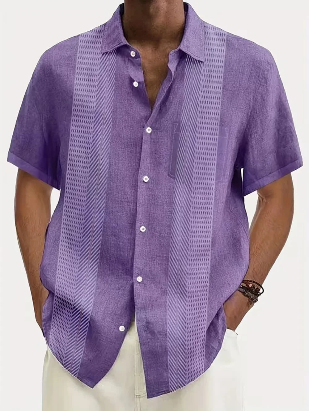 Men's Shirt Geometric Grid 3D Print Short Sleeve Shirts Summer Hawaiian Shirt Casual Outdoor Vacation Lapel Shirt Men's Clothing