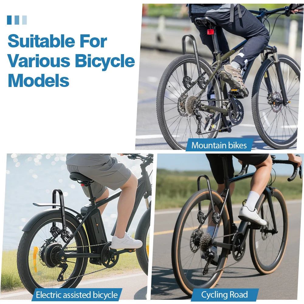 NEWBOLER Waterproof Bicycle Front Fork Bag Portable Bike Bag Bikepacking Luggage Bag Bicycle Rear Shelf Bicycle Luggage Carrier