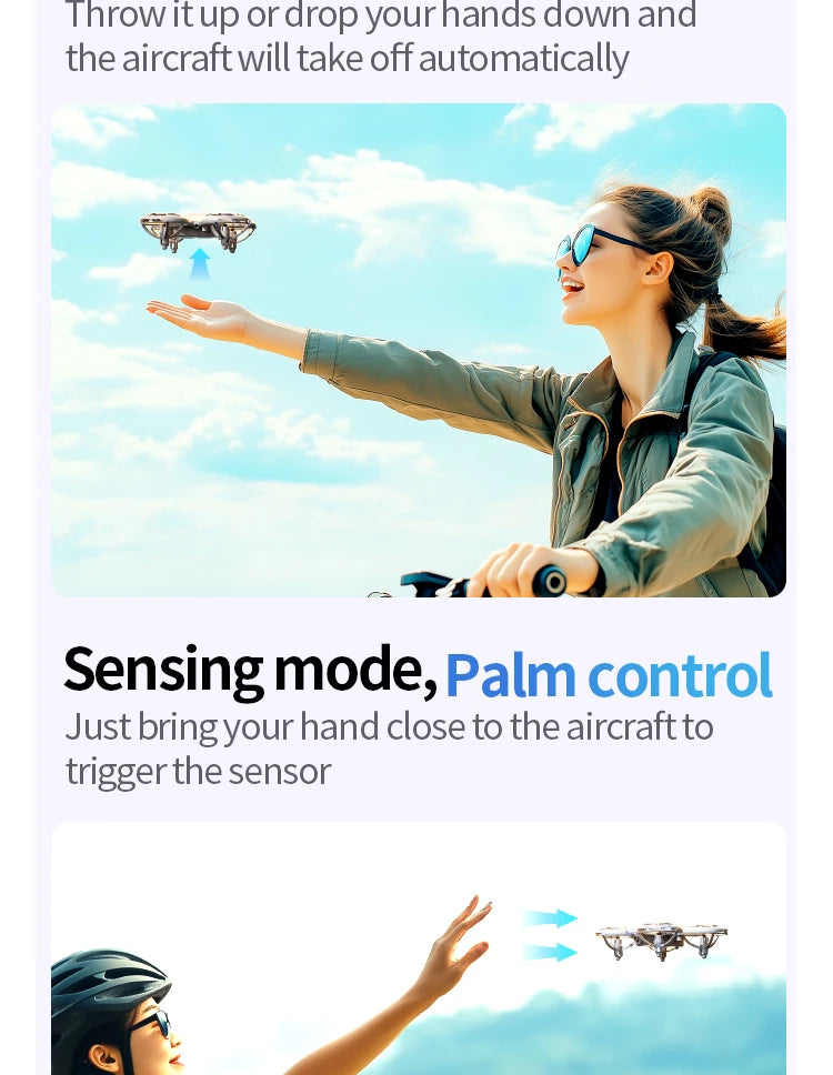 V8 Mini Drone 4K Profession HD Wide Angle Camera WiFi FPV RC Dron Height Keep Helicopter Foldable Quadcopter UAV Toys Gift