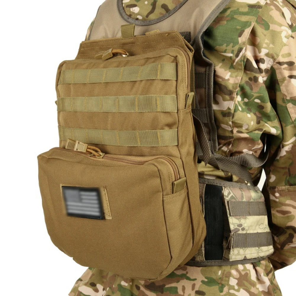 Simple Lightweight Outdoor Tactical Molle Backpack Airsoft Bag Hunting Combat Equipment Vest EDC Accessories Nylon Bag