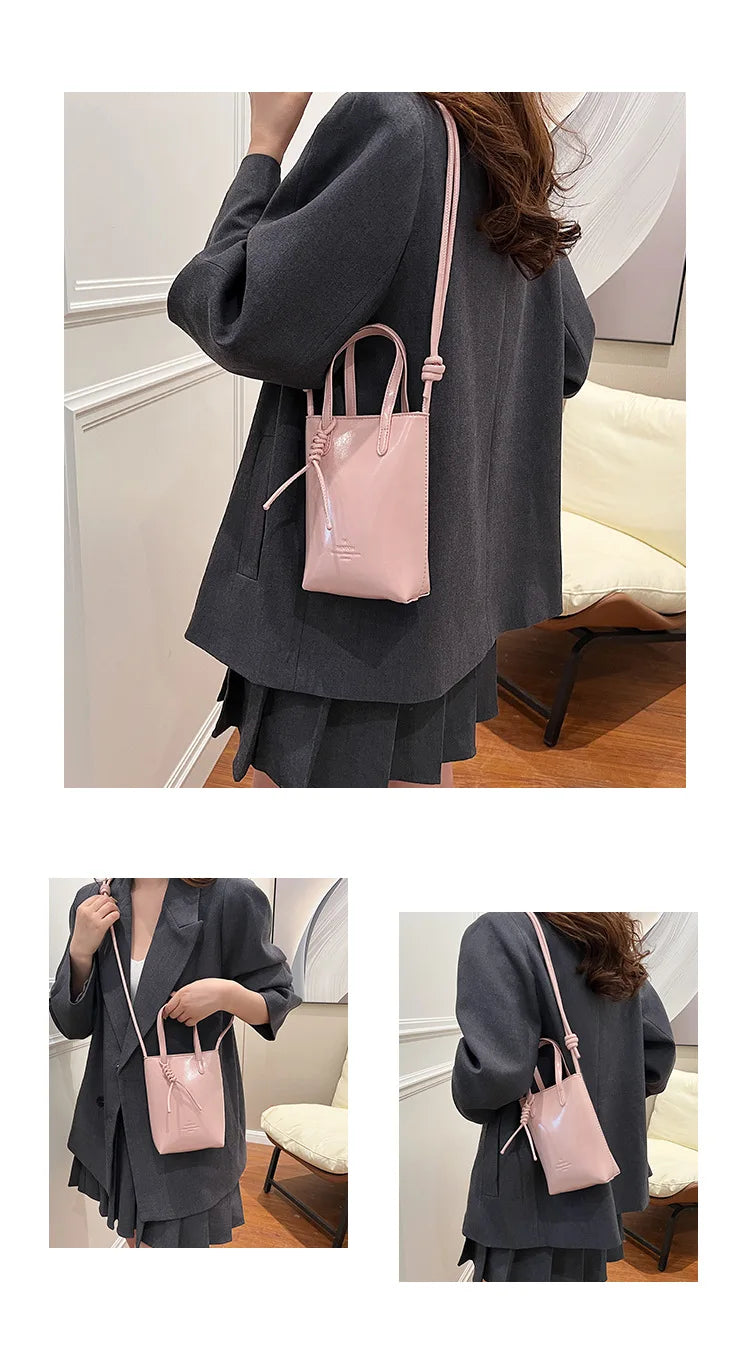Women Handbags Female Pu Leather Shoulder Bags Luxury Large Capacity Crossbody Bags Solid Flap for Women Portable Phone Purse