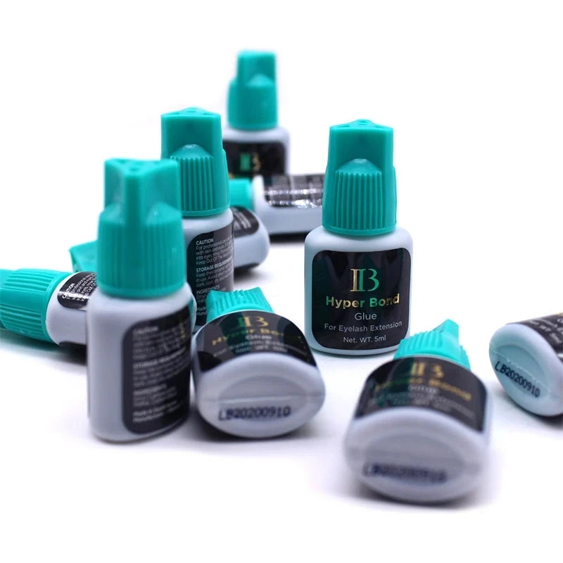 2/5/10Pcs Ibeauty Hyper Bond Individual Cyan Cap 5ml Quick Drying 6 Weeks Lasting Strong Lashes Adhesive From Korea Makeup Tool