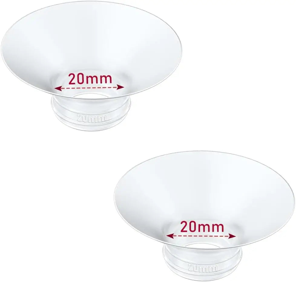 Flange Insert Compatible with Momcozy/Spectra/Medela/Elvie/NCVI/TSRETE/eufy/Lansinoh/XIMYRA Breast Pump 24mm Shields/Flanges