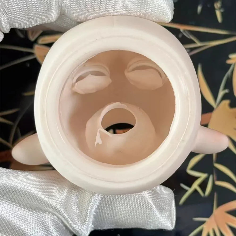 Cute 1/6 BJD Doll Head Handmade Elf Makeup Dolls White Eyelash 30cm Doll Kids Toy Gift Dolls for Girls