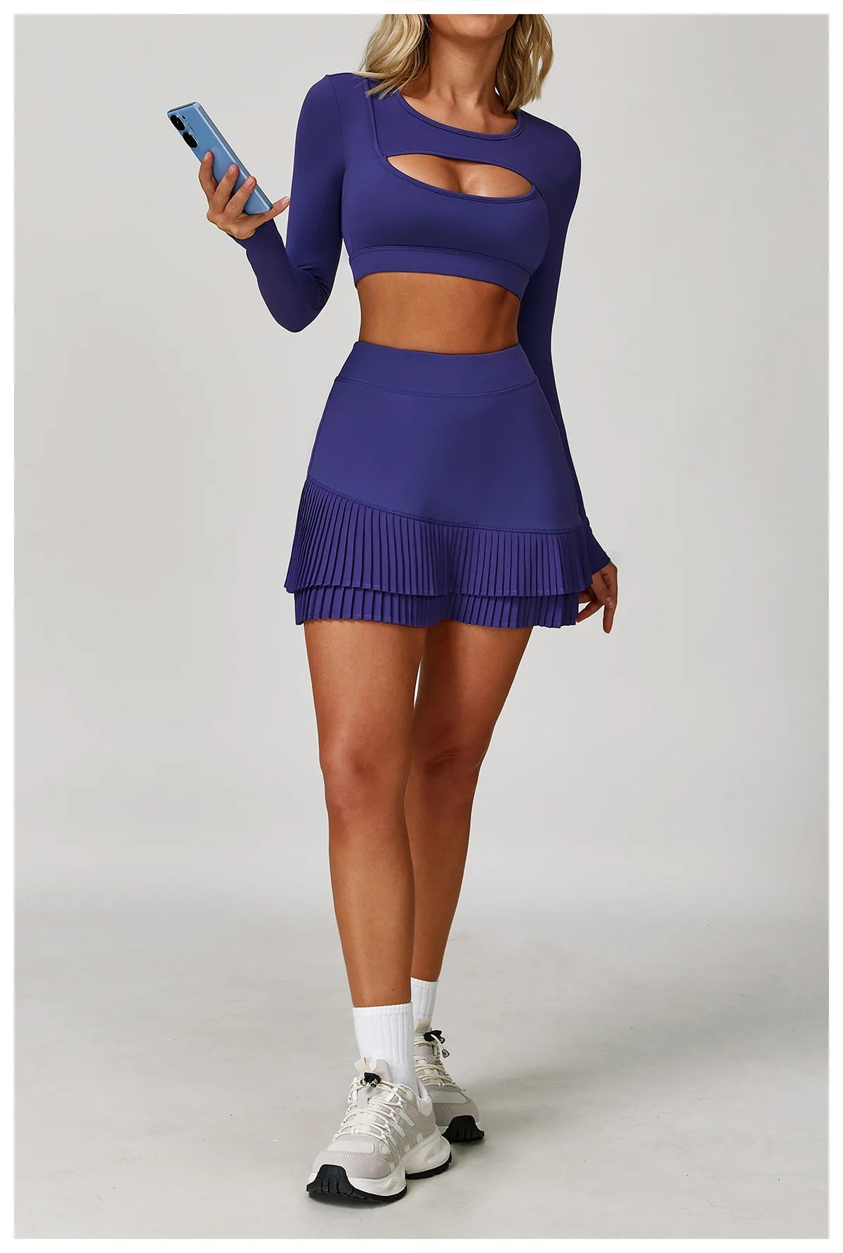 High Waist Sports Short Skirt Lined Shorts Women Fitness Yoga Quick Dry Running Sport Skirts Tennis Skirt Golf Wear for Women