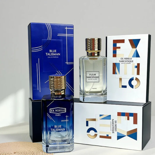Mystique of The Blue Talisman 100ml Luxury Unisex Perfume Enchanting Woody Floral Scent with Pheromones, Long Lasting Cologne