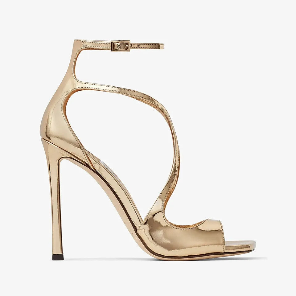 Summer New Fashionable High-heeled Women's Open Toed Sandals Dance Shoes Party Sexy 34-44 Large Women's Shoes