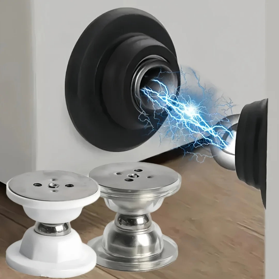Silicone Non Perforated Door Suction Strong Magnetic Door Stopper Silent Anti-collision Door Stopper  for Home Holder Hardware