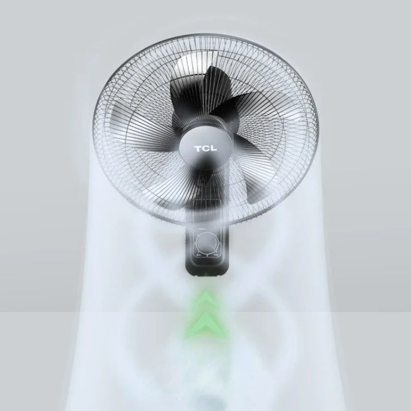No Need To Install Wall Mounted Electric Fans Remote Control Circulation Fan Dormitory Household Shake Head Large Wind Wall Fans