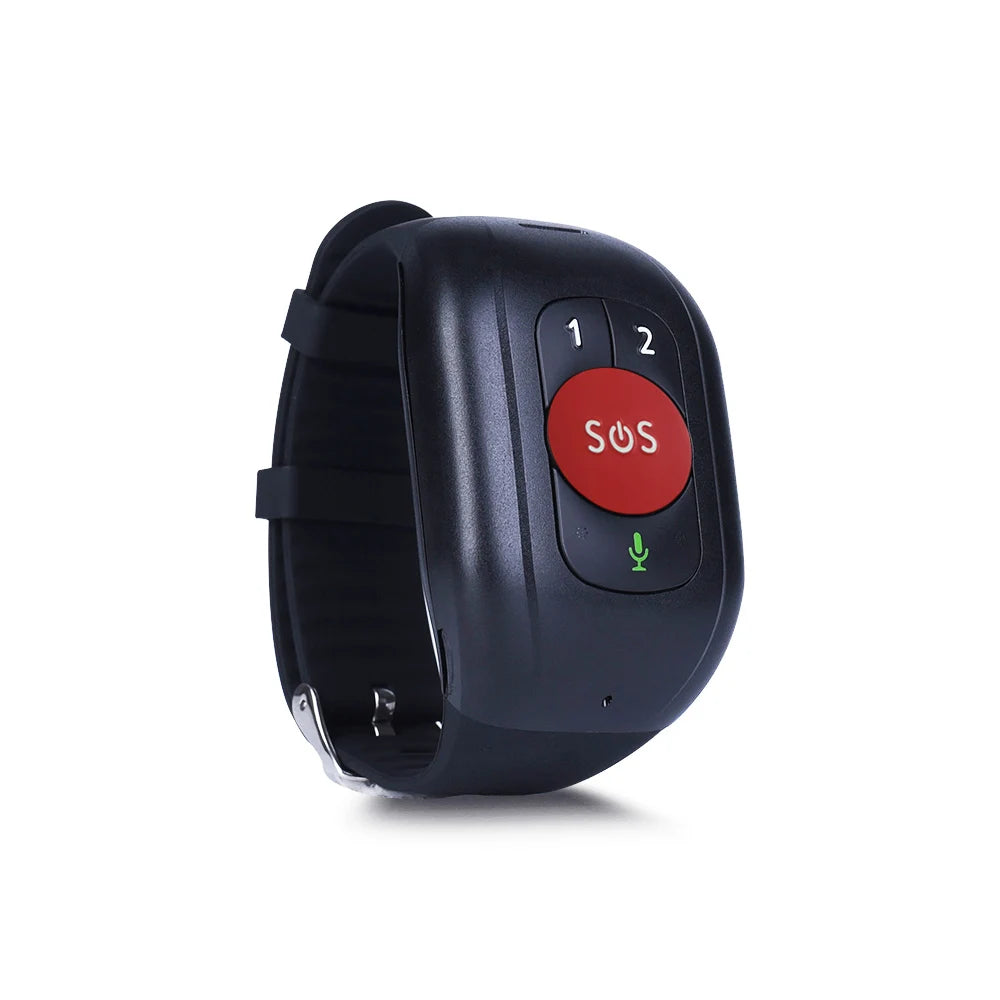 NEW Elderly GPS Tracker 4G SIM SOS Button Wristband GPS Emergency Alarm IP67 Waterproof GPS TrackingHeart Rate Blood Pressure