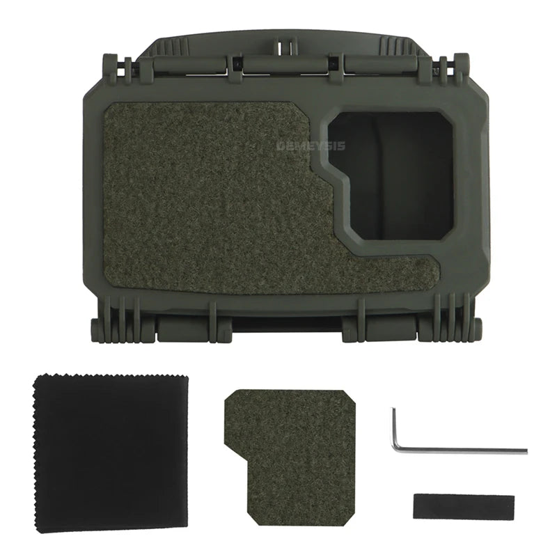 Tactical MOLLE Mobile Phone Box V2 Sport Chest Rig Hunting Vest Navigation Board Instant Equipment  Front Panel Phone Holder