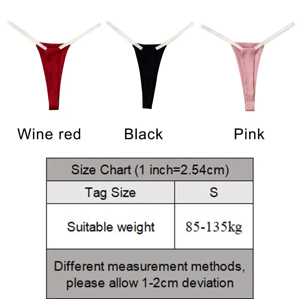 Women Sexy Thong Panties String Hottie Underpant Ladies Daily Seamless Low Waist Underwear Breathable