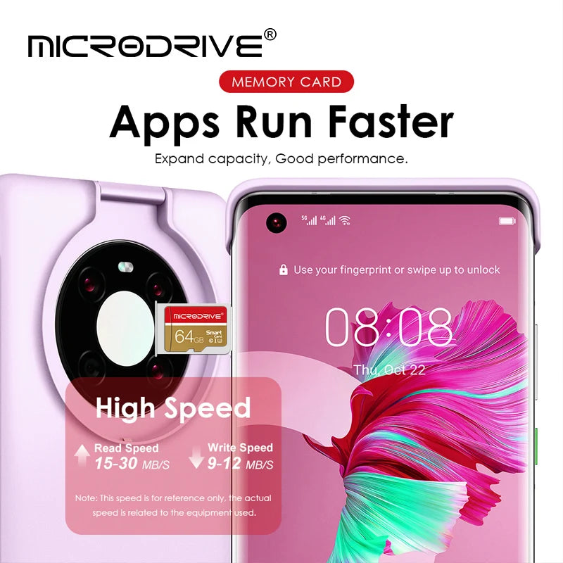 Memory Card 16G 32GB 64GB 128GB 256GB U3 Mini SD Card Class 10 Micro Tf SD Cards For Mobile Phone Earphone Speaker HD Camera PSP