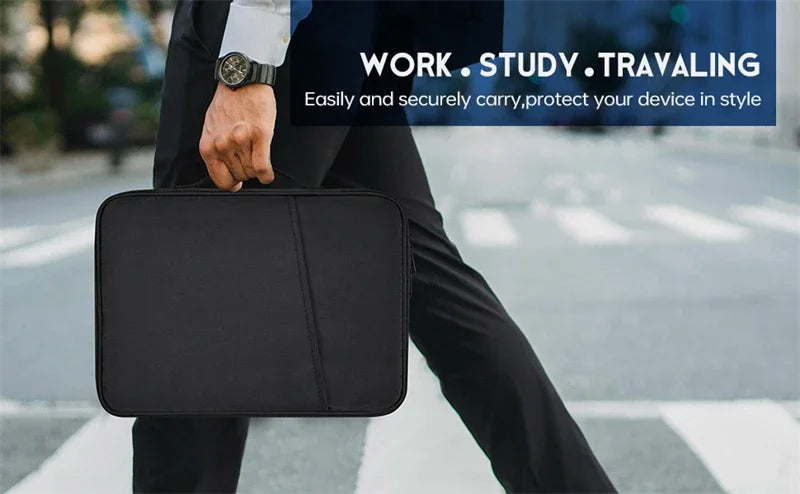 Waterproof Shockproof Handle Bag Laptop Sleeve Case for Macbook Air Pro 16 15 13 Inch M4 M3 M5 Chip Mac Book Cover Accessories