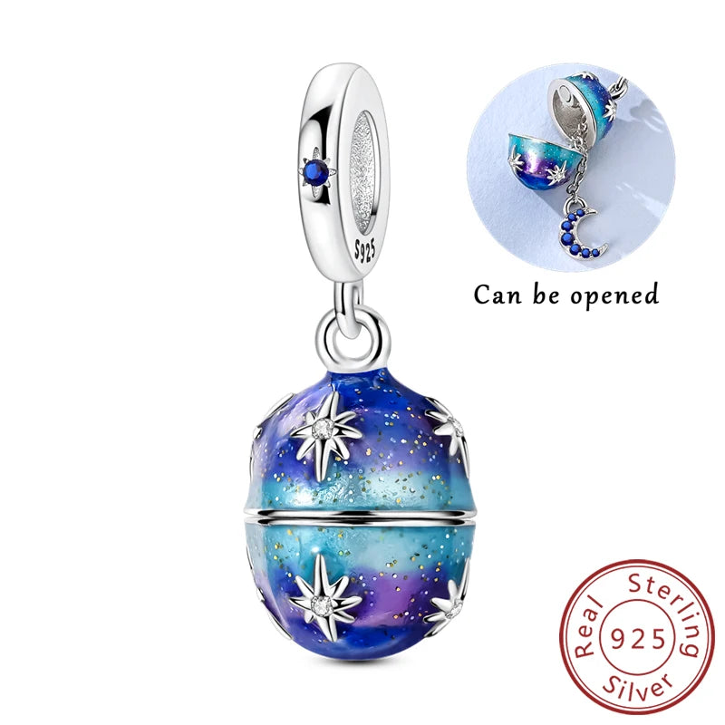 Original Charms Beads Pendant 925 Sterling Silver Red Polka Dot Doll Charms Fit Bracelet Necklace Pendant For Women Jewelry Gift