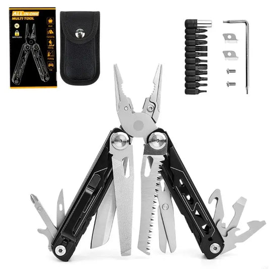 Solid Steel Folding Tool Suit Emergencies Cutting Clamping Pliers Tool
