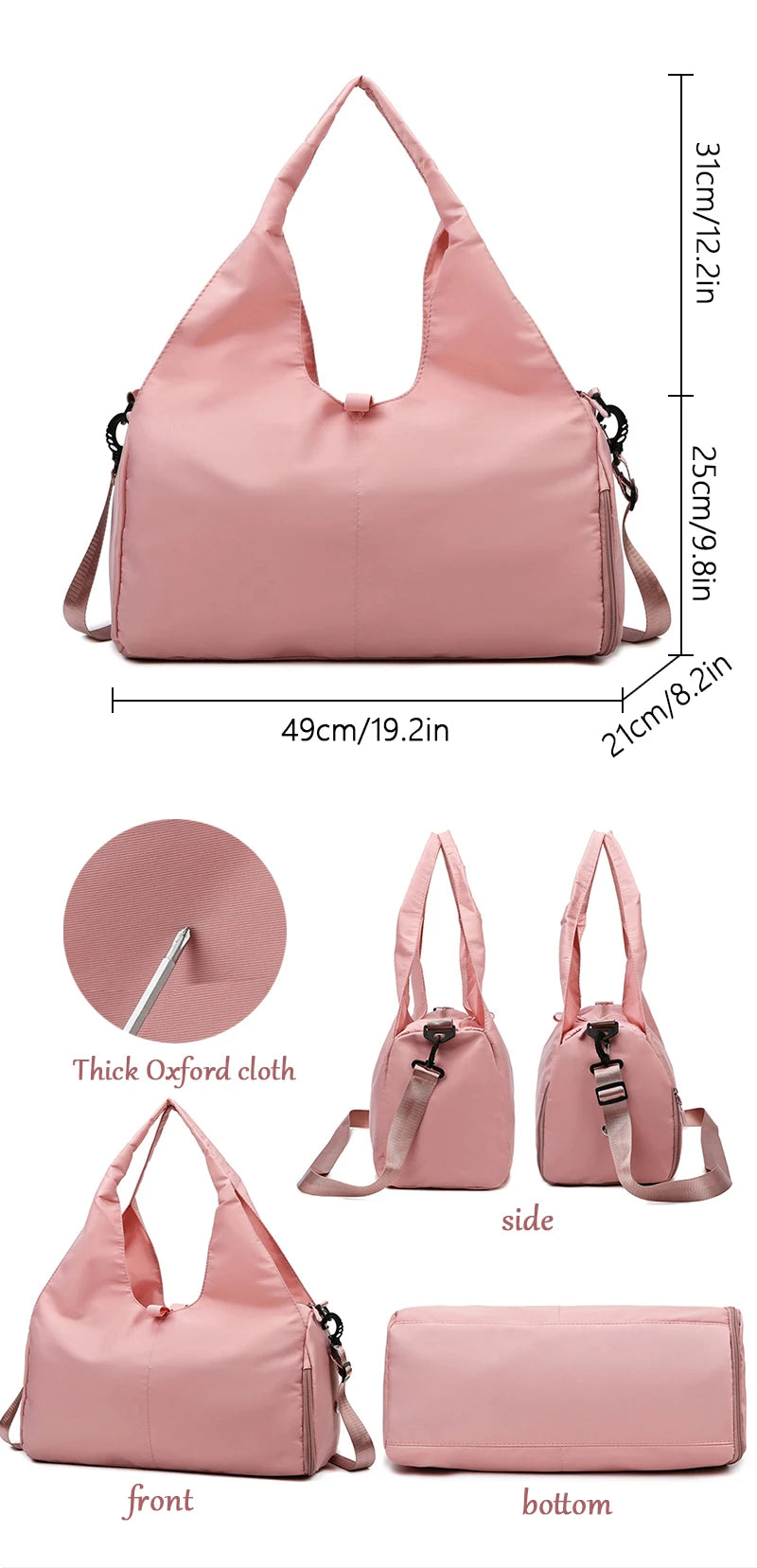 Yoga Mat Bag Gym Fitness Handbags for Women Men Training Sac De Sport Travel Gymtas Nylon Outdoor Sports Tas Sporttas