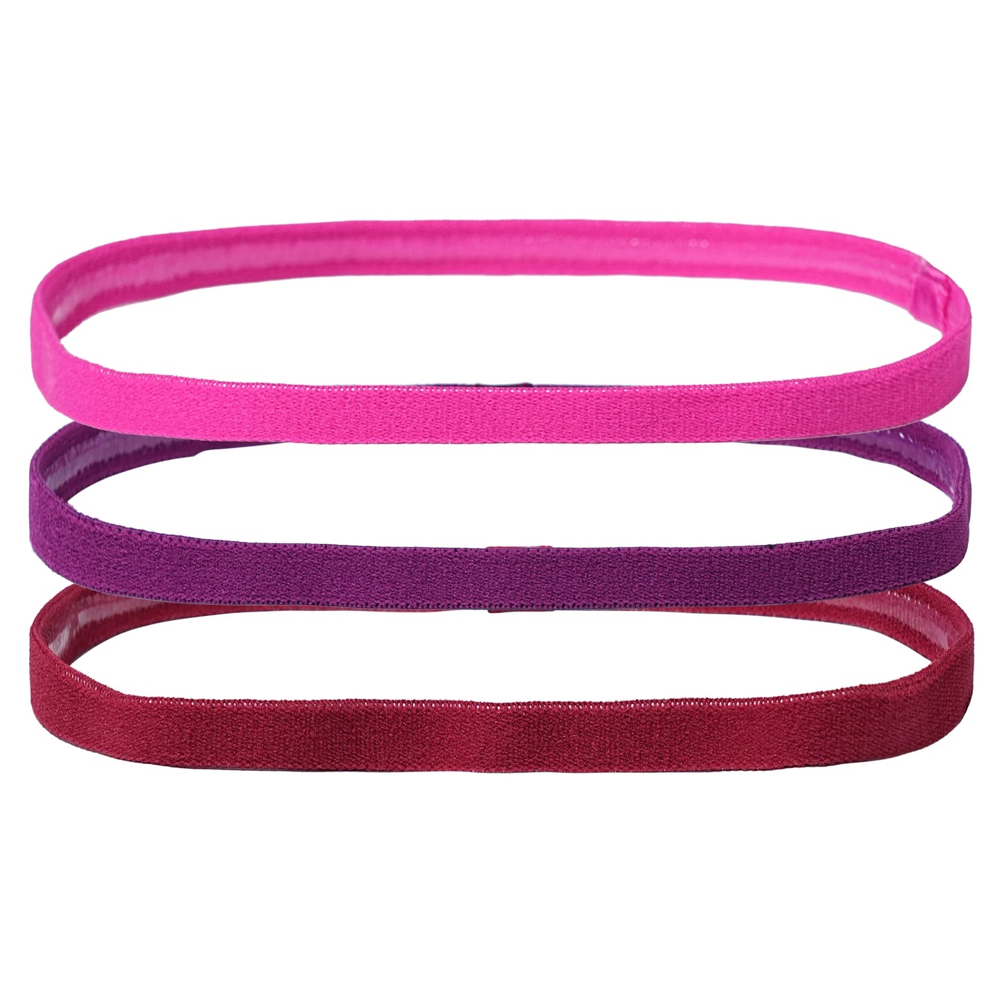 3Pcs Non-Slip Sports Hairband Silicone Strip Sweat Guide Elastic Headbands Yoga Hair Bands Sweatbands for Women Men