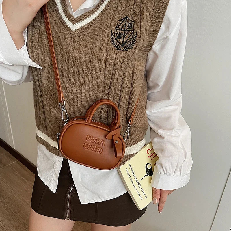 Luxury Brand Women Bag 2024 Winter Mini Crossbody Bag Purse Fashion Simple Handbag Satchel High Quality Lady Small Shoulder Bags