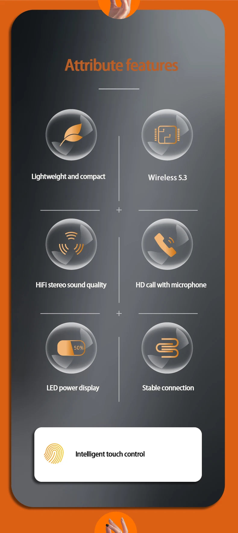 SK Mini 5.3 wireless bluetooth headset small earbuds sleep work sports invisible headphones HD HIFI bass sound quality earphones