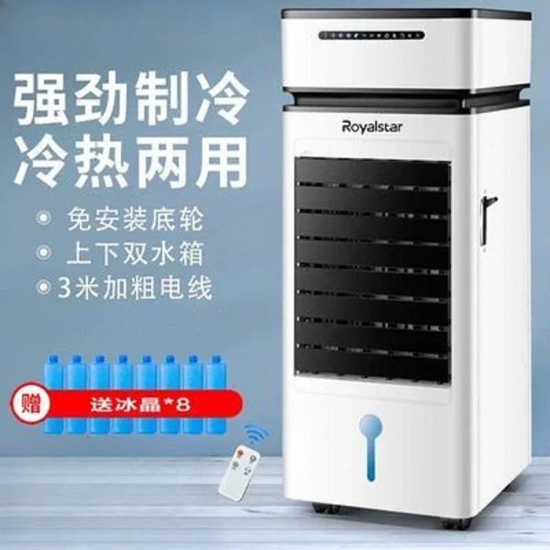Dual Use Heating And Cooling Evaporative Water Air Cooler Household Portable Cooling Heating Fan For Indoor Home Use