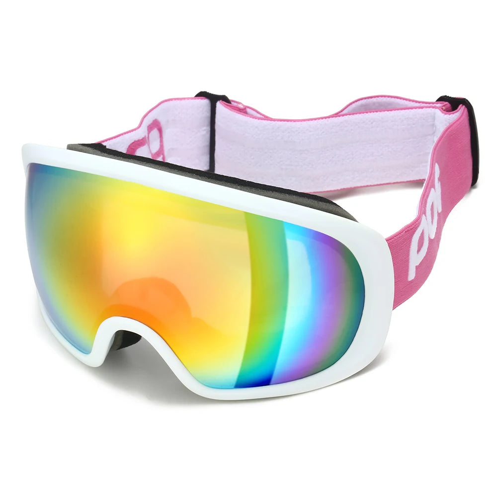 Snow Ski Goggles Snowboarding Skiing Mask for Men Women Anti-Fog Lens Kit UV400 Protection Snowmobile Glasses Motorcycle