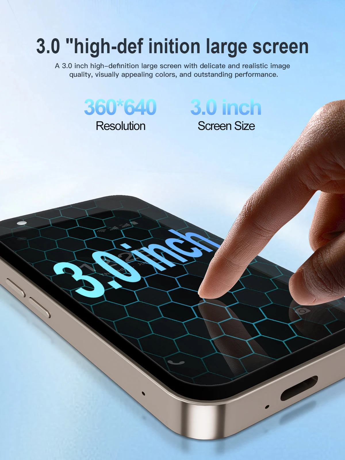 SERVO 15SE Ultra Mini Palm Smartphone 3G WCDMA Android Dual SIM WiFi Hotspot GPS Play Store 16GB ROM 3.0" Pocket Mobile Phone