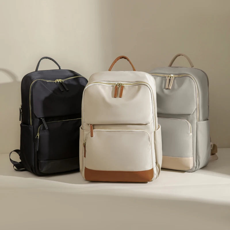 Travel Backpack for Women Luxury Back Pack Bag for 15.6 inch Laptop New Stylish Female Bags with Computer Cabin Large Schoolbags