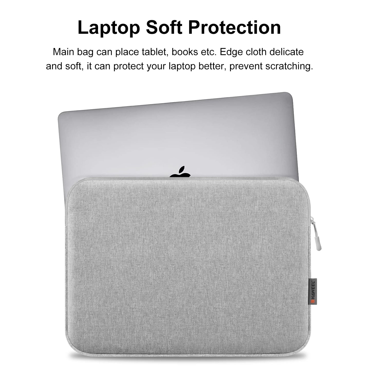 HAWEEL 16 15 13 inch Laptop Sleeve Case Zipper Briefcase Bag for 15-16.7 14-15 12.5-13.5 inch Laptop Bag