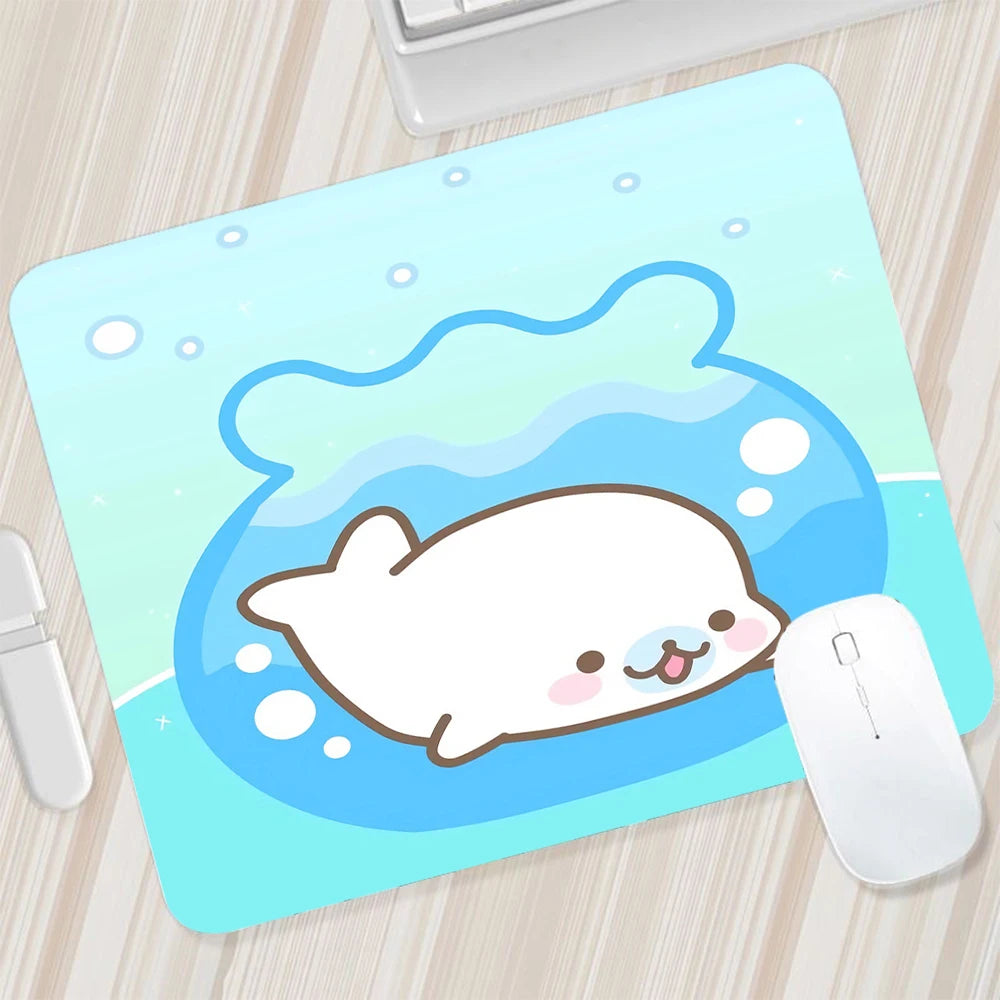 Japanese Cute Mamegoma Small Mouse Pad Gaming Mousepad PC Gamer Mouse Mat XXL Computer Pad Keyboard Mat Desk Pad Laptop Mausepad
