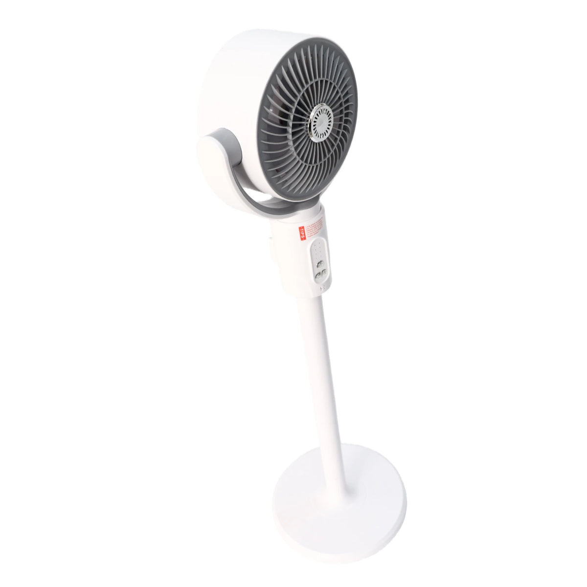 Quiet Standing Fan with Remote Control 5 Wind Speeds 8h Timer Adjustable Height Floor Desk Oscillating Air Circulating Fan