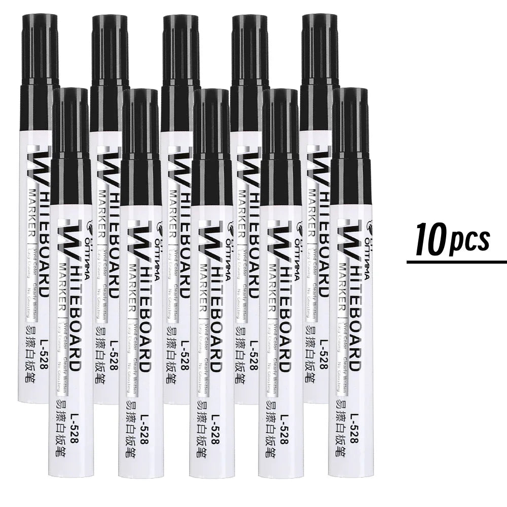 1/20pcs Erasable Whiteboard Marker Pen Blackboard Marker Teaching Chalk for Glass Ceramics Office School Art Marker Stationery