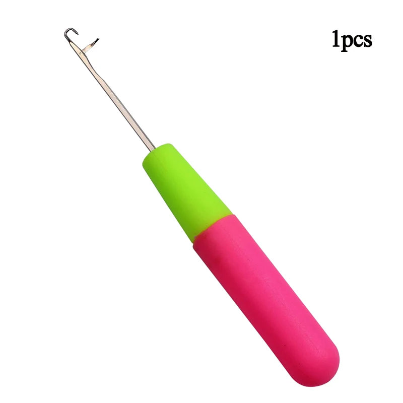 Plastic Crochet Hook Needle for Hair Weaving Dreadlock Knit Hook Needle for Hair Weaving Crochet Needle Hook