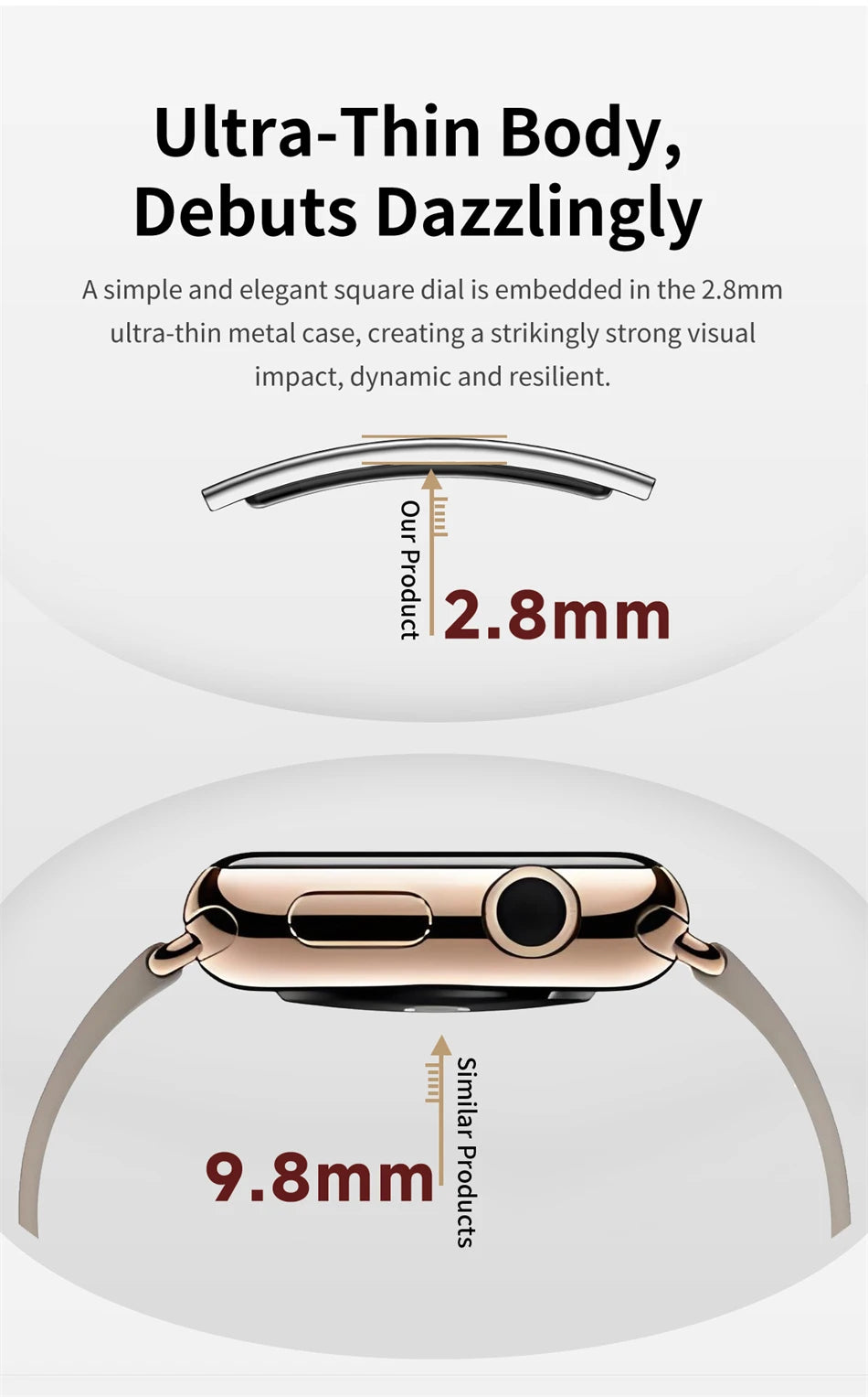 New Smart Bracelet Men Women Health Fitness Tracker Heart Rate HRV Monitor Sport Band Call Reminder Smart Watch for Android iOS