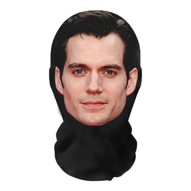 2026 NEW Halloween Balaclava Mask Unisex Cosplay Role Costumes Dress Up Celebrity Realistic Face Masks Headgear
