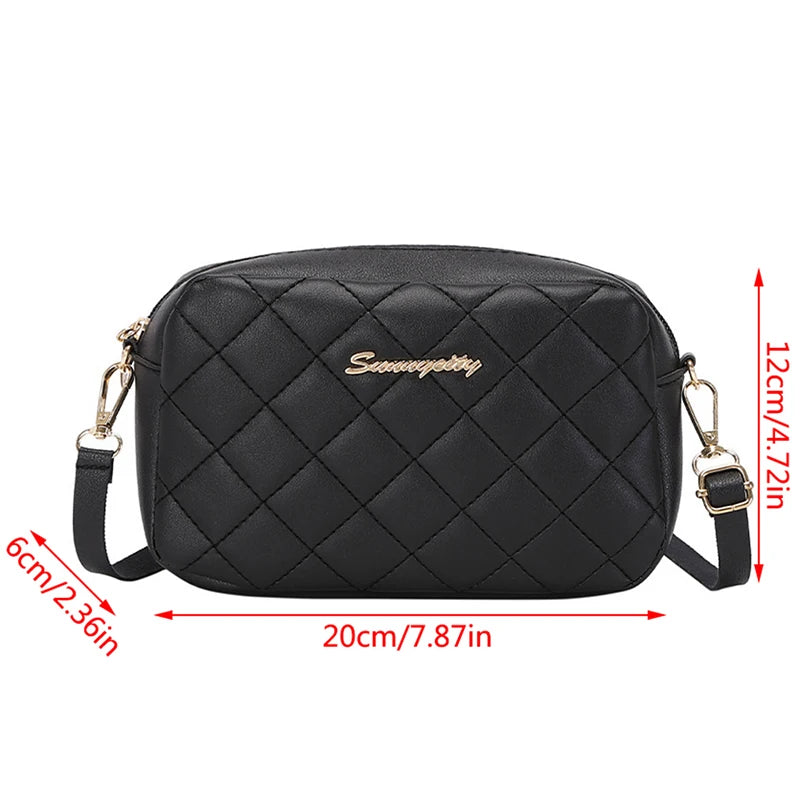 New·Fashion Ladies Crossbody Bags Luxury Tassel Small Messenger Bag For Women Lingge Embroidery Casual Female Shoulder Bag