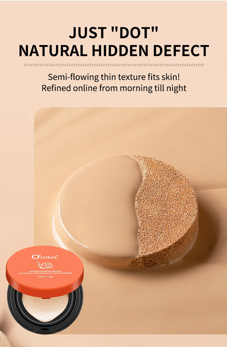 OCHEAL Whitening BB Cream Foundation Cream for Face Makeup Concealer Air Cushion for Girl Make Up Facial Beauty Original Makeup