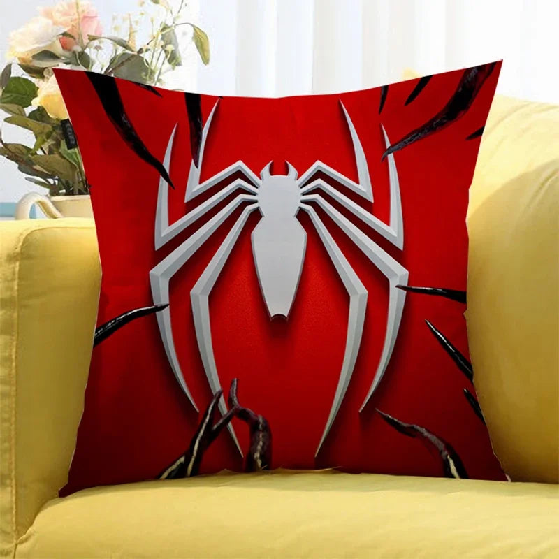 Marvels SpiderMans CM Pillowcase Pillowslip Plush Cartoon Anime Kids Birthday Cute Gifts Kawaii New Home Bedroom Decoration