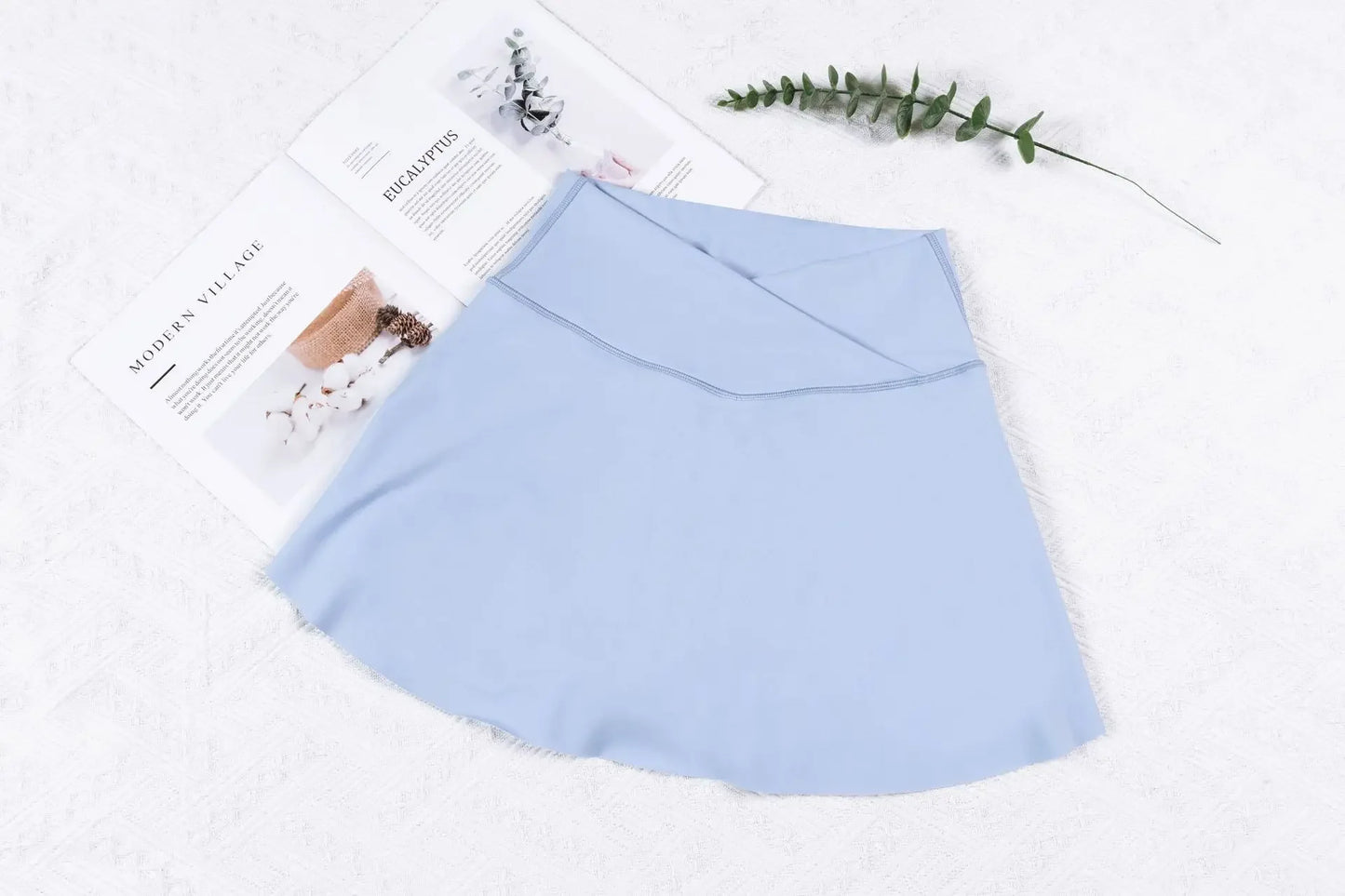 Women Fitness Shorts Skirts Yoga Seamless Leggings High Elastic Sports Fashion Gym Trainning Tennis Dresses High-Waist Skirts