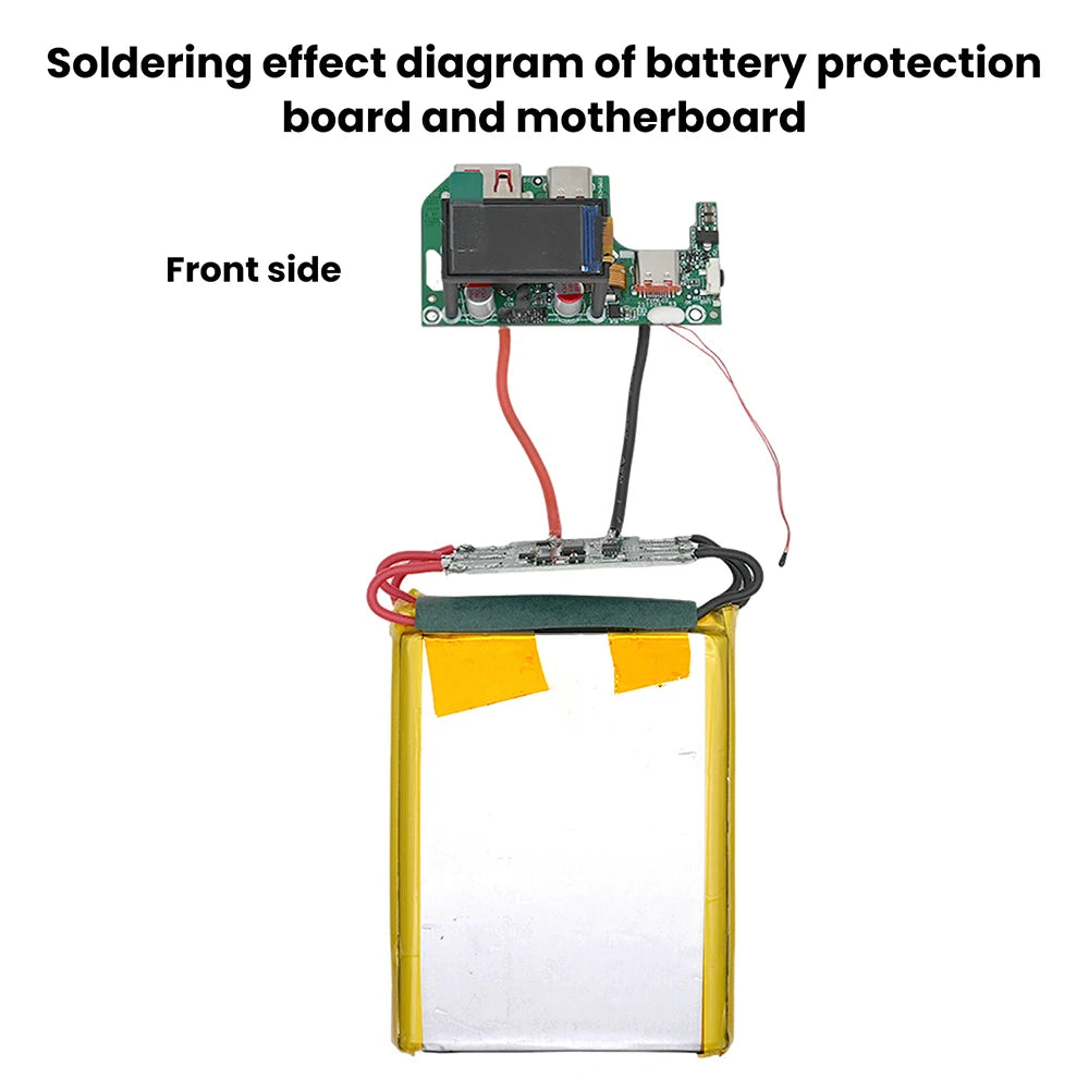 45W 2S 65W 3S Fast Charging Module with TFT Display PD QC Compatible DIY Power Bank Circuit Board for Portable Chargers