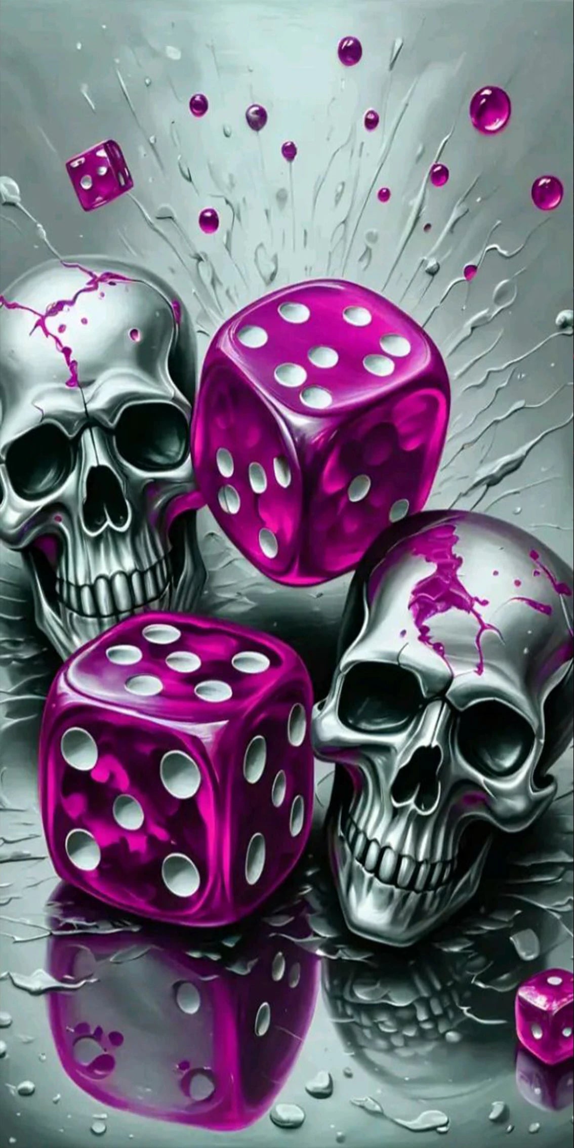 Wings Purple Sieve Skull Pattern Electric Scooter Anti-slip Sticker Sandpaper Skateboard Grip Tape Sheet 60*30cm