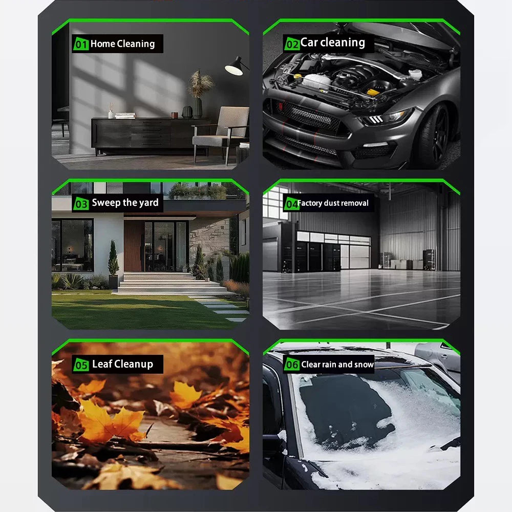 JANGKLIFE 3-in-1 Vacuum Cleaning Set USB Rechargeable Mini Car Vacuum Cleaner Home Use Dust Collector Automotive Cleaning Kit